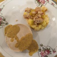 cheeseFAKE and fruit crumble  at Green-go Kitchen in Sassuolo