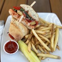 Hipster sandwich (subbed vegan cheese and removed pesto)  at Lefty's Fresh Food in Parksville