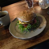 Great vegan burger  at Halifax Burgers - Larsbjornsstaede in Copenhagen