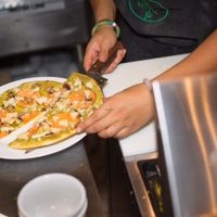 Pesto Pizza at Plant Matter Kitchen in London