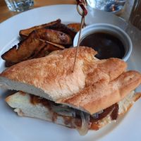 The picture simply does NOT do this amazing sandwich justice! at Plant Matter Kitchen in London