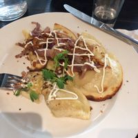 Perogies, at Plant Matter Kitchen in London