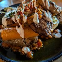 Lion's Mane Mushrooms with Chimichurri at Plant Matter Kitchen in London
