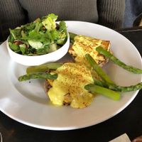 "eggs" benedict at Plant Matter Kitchen in London