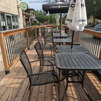 Patio at Plant Matter Kitchen in London