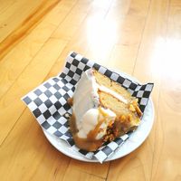 Caramel honeycomb cake at Little Jo Berry's in Ottawa