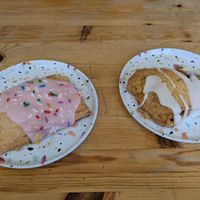 Even the plates are cute at Little Jo Berry's in Ottawa