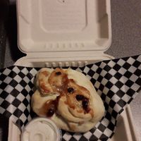 Hearty snack with garlic dip at Little Jo Berry's in Ottawa