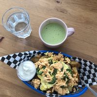 Matcha + breakfast  at Little Jo Berry's in Ottawa