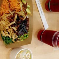 saucy tofu bowl at Yugo in Miami