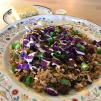 Delicious Jambalaya! at Krimsey's Cajun Kitchen in North Hollywood