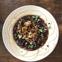 Gambalaya bowl at Krimsey's Cajun Kitchen in North Hollywood