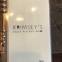 Menu at Krimsey's Cajun Kitchen in North Hollywood