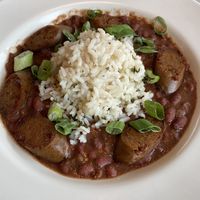 Red Beans & Rice at Krimsey's Cajun Kitchen in North Hollywood