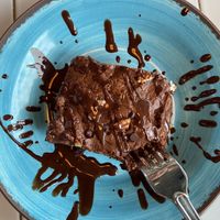 Mississippi Mud Cake at Krimsey's Cajun Kitchen in North Hollywood