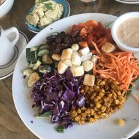 Cajun salad - yum! at Krimsey's Cajun Kitchen in North Hollywood