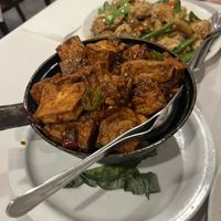 Chili tofu with sesame sauce hot pot #Veganuary at Sun Bo Kong Vegetarian in Vancouver