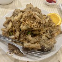 Salt & Pepper calamari  at Sun Bo Kong Vegetarian in Vancouver