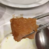 Vegan pork slice  at Sun Bo Kong Vegetarian in Vancouver