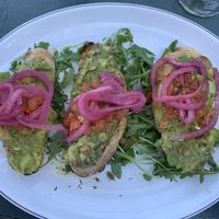 Avo toast  at The Breakfast Bar in Long Beach