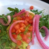 The avo toast at The Breakfast Bar in Long Beach
