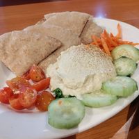 Hummus platter (no feta) at The Natural Cafe - Moorpark in Moorpark