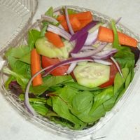 Vegan Garden Salad  at Sistah's Vegan in Eureka