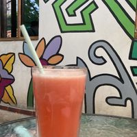 Seasonal fruits lemonade   at Miau in Bucharest