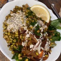 Vegan bean (absolutely delicious )  at Puaa Cafe  in Tel Aviv