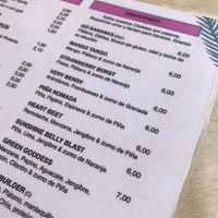 De très bons smoothies at Cafe Nomad in Fuengirola