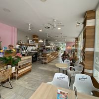 Lovely café   at Cafe Nomad in Fuengirola