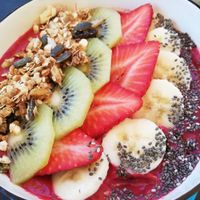 Smoothie bowl at Cafe Nomad in Fuengirola