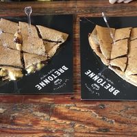 Vegan chocolate & banana crepe  at Bretonne Creperie in Tel Aviv