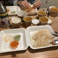 Delivery service with dosas and chickpea curry  at Chutnify - Sredzkistr. in Berlin