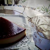 Almond cheesecake at MacroDulces la Espiral at MacroDulces la Espiral in Malaga