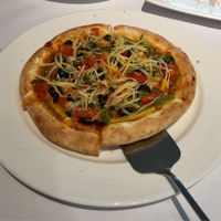 pizza at Le Jardin du Petit Prince in Taichung