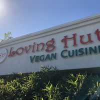 Outside at Loving Hut in Fresno