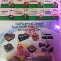 Food menu at Smoothie Bar in Nis