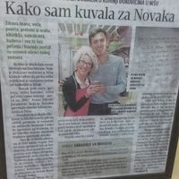 The Owner with Novak Djoković at Smoothie Bar in Nis