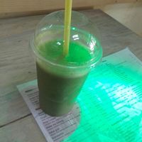 Green Green smothie. Greens are hard to come by in Serbia at Smoothie Bar in Nis