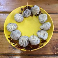 Chocolate momos  at Tara's Vegetarian Restaurant in Pokhara