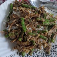 Simi nariwal at Tara's Vegetarian Restaurant in Pokhara