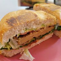 Torta Milanesa at A Darle Que es Taco Vegano - Churubusco in Mexico City