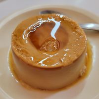 Delicious Flan at A Darle Que es Taco Vegano - Churubusco in Mexico City
