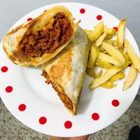 Burrito de pastor  at A Darle Que es Taco Vegano - Churubusco in Mexico City