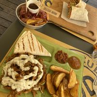 Vegan Kebab and vegetarian burrito, very delicious!   at FUD in Palermo