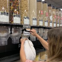 Bulk penne pasta at Lakewinds Food Co-op in Richfield