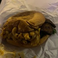 Bac’n cheezeburger  at Arlo's Food Truck - Spider House Cafe in Austin