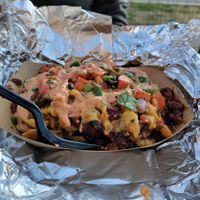 Fritos plate at Arlo's Food Truck - Spider House Cafe in Austin