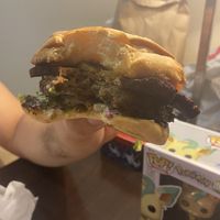 Bacun cheeze burger   at Arlo's Food Truck - Spider House Cafe in Austin